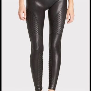 Spanx Moto Leggings, M, NWOT
